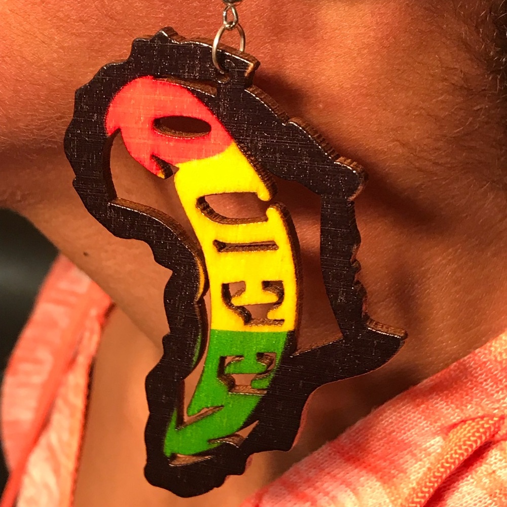 Queen earrings